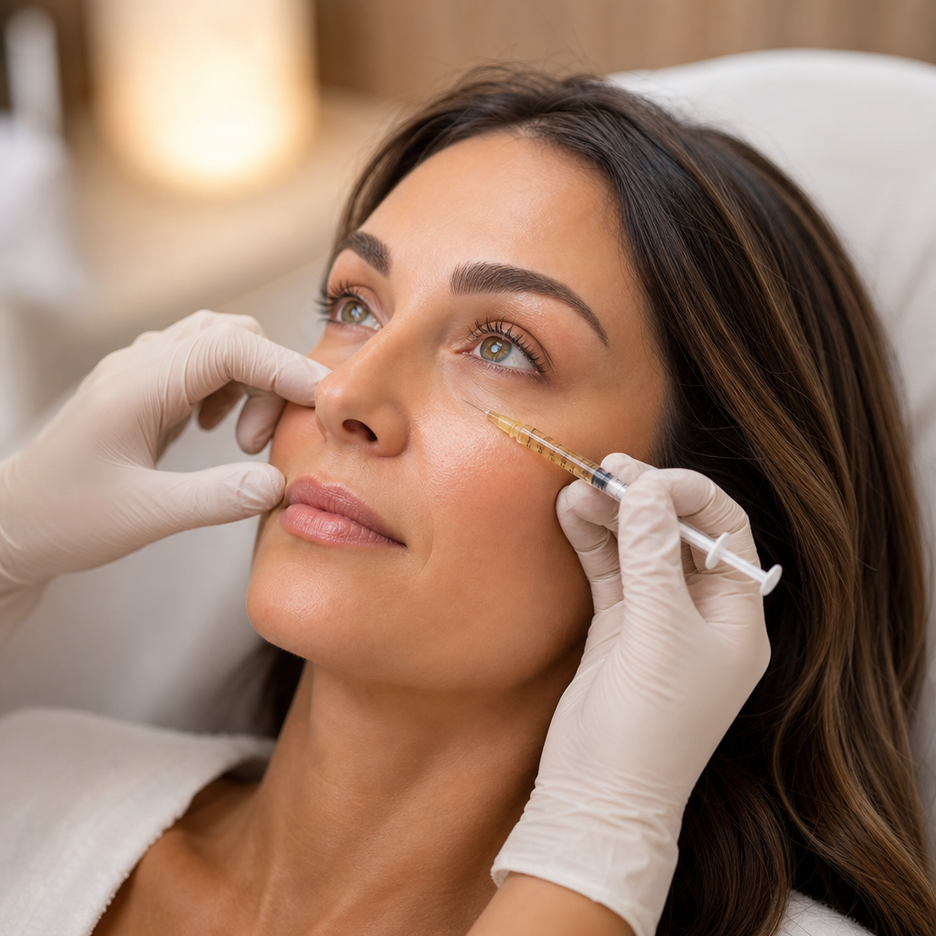 Under-eye i-PRF treatment at JASI Skin + Wellness Med Spa