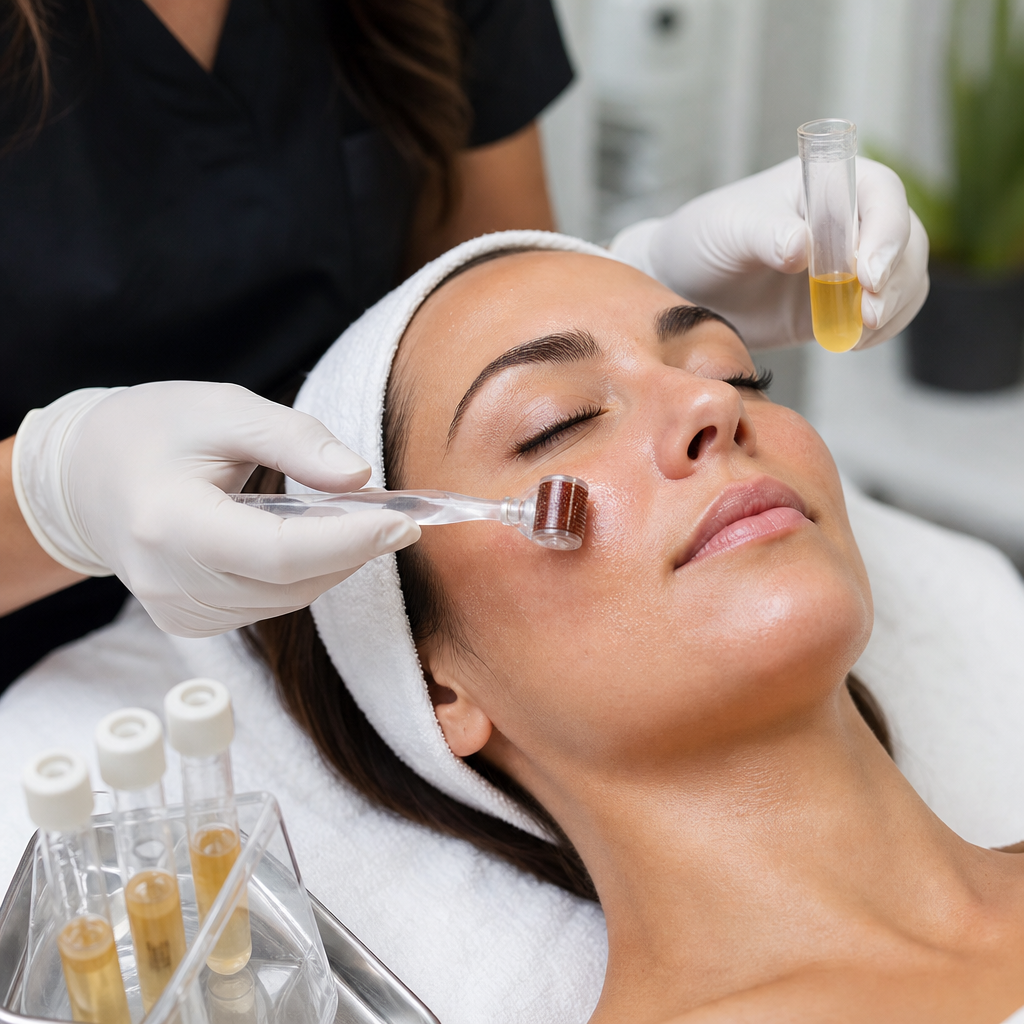 Microneedling with PRF treatment at JASI Skin + Wellness Med Spa