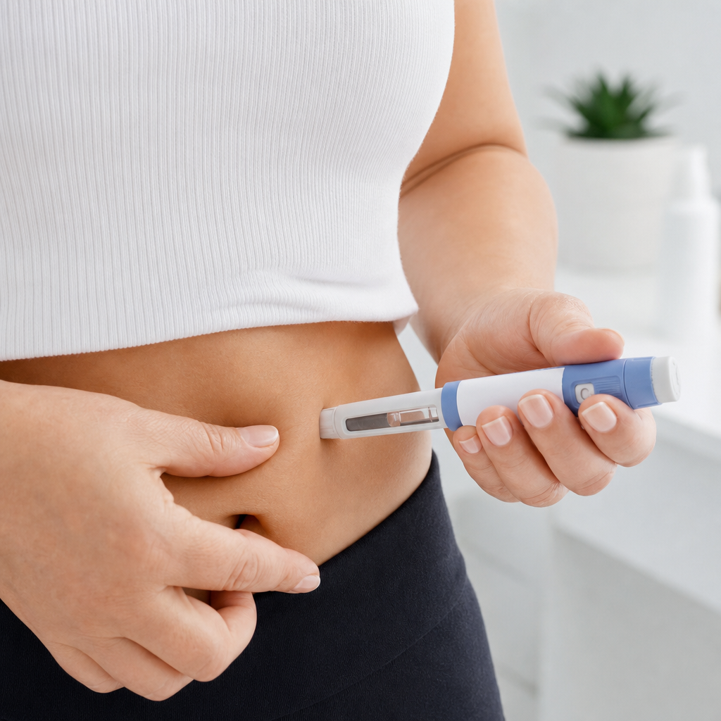GLP-1 semaglutide self-injection at home