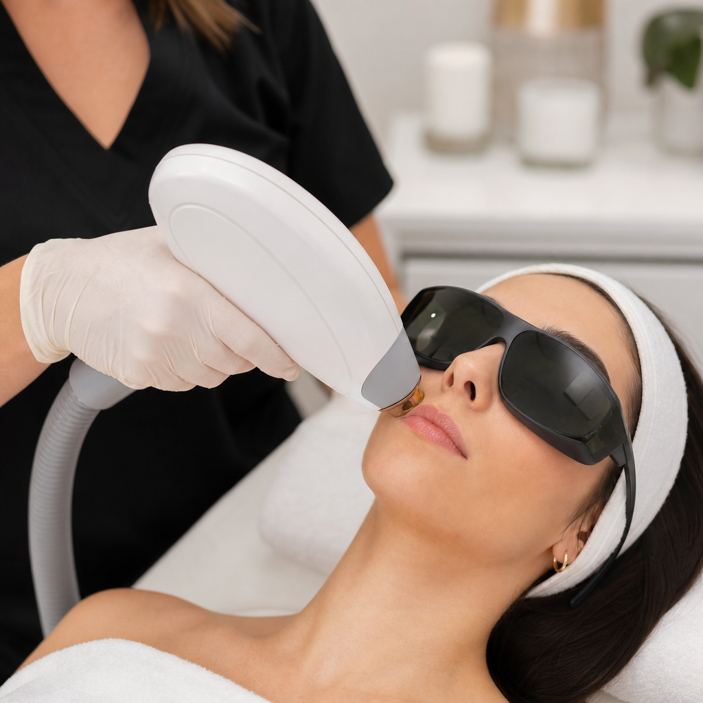 Laser hair removal for face and upper lip at JASI Skin + Wellness Med Spa